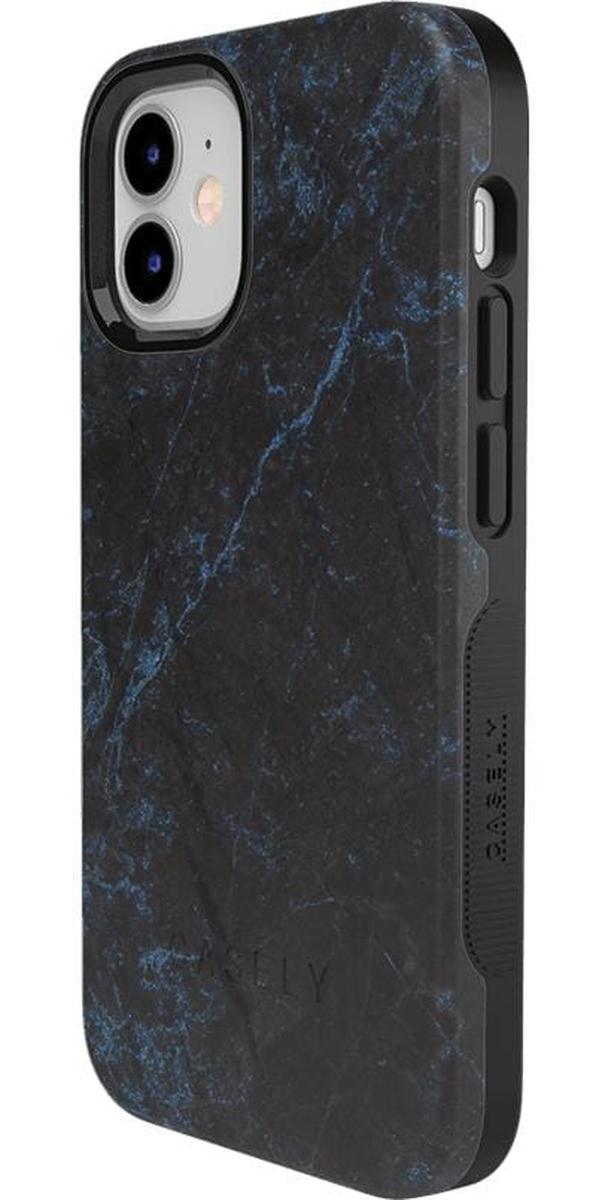 Midnight Marble | Black & Navy Case iPhone Case get.casely