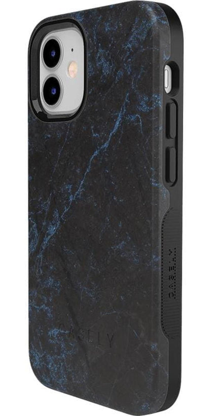 Midnight Marble | Black & Navy Case iPhone Case get.casely