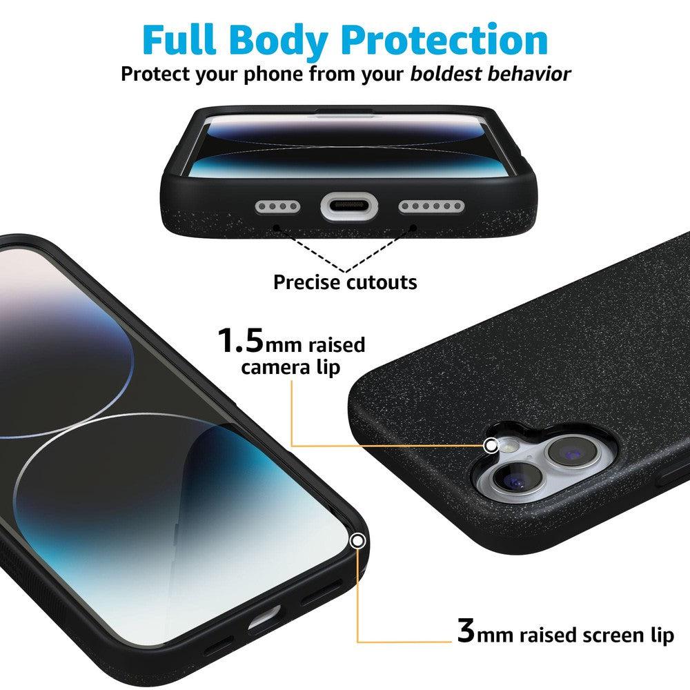 Midnight Onyx | Black Shimmer Case iPhone Case get.casely