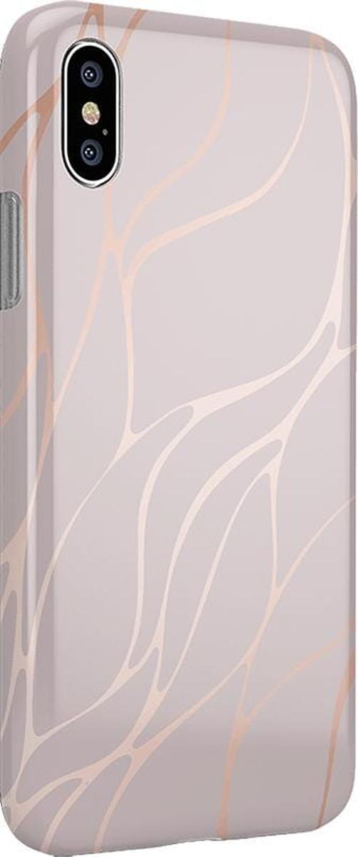 Midnight Ride | Pink and Gold Metallic Waves Case iPhone Case get.casely