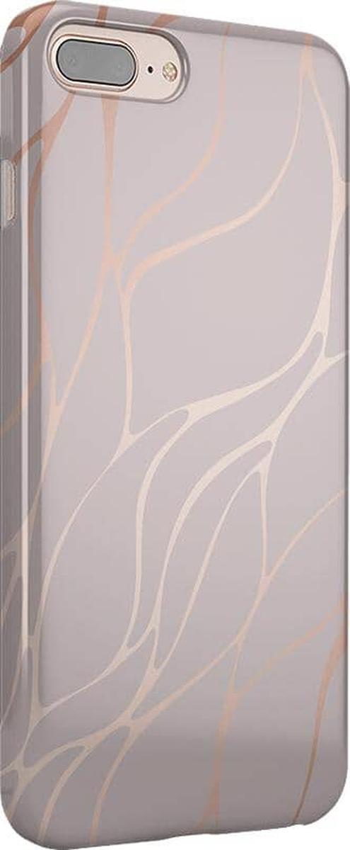 Midnight Ride | Pink and Gold Metallic Waves Case iPhone Case get.casely