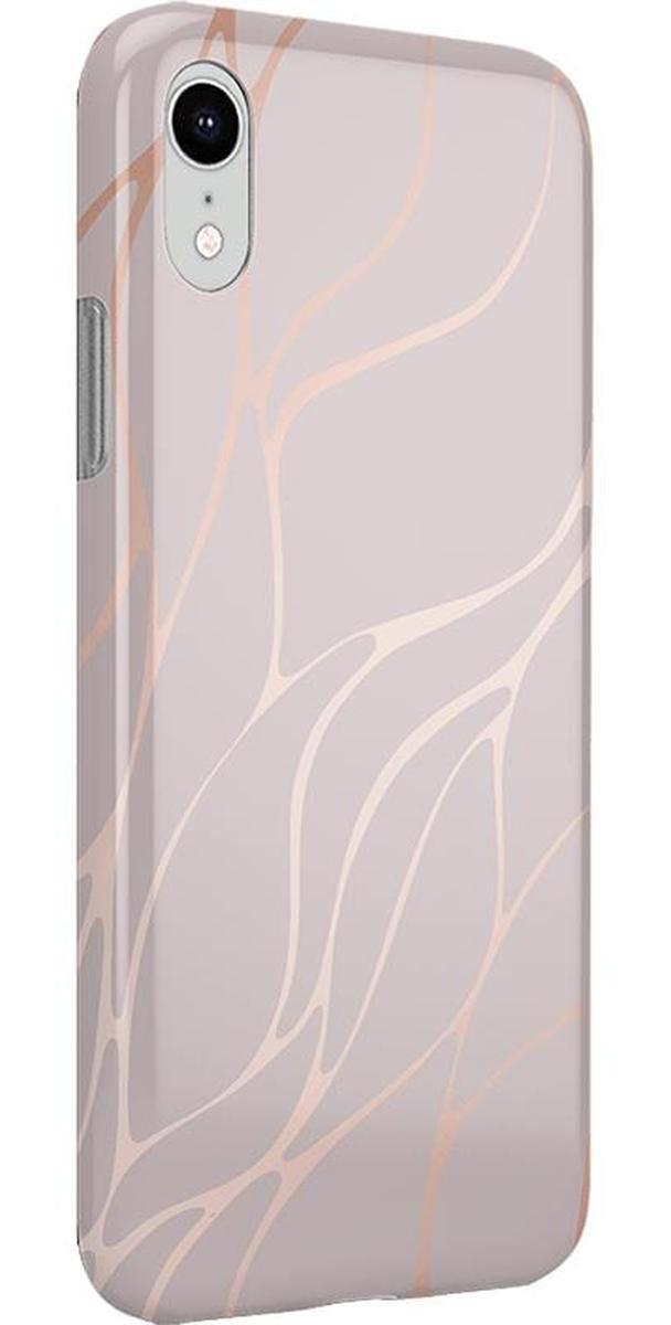Midnight Ride | Pink and Gold Metallic Waves Case iPhone Case get.casely