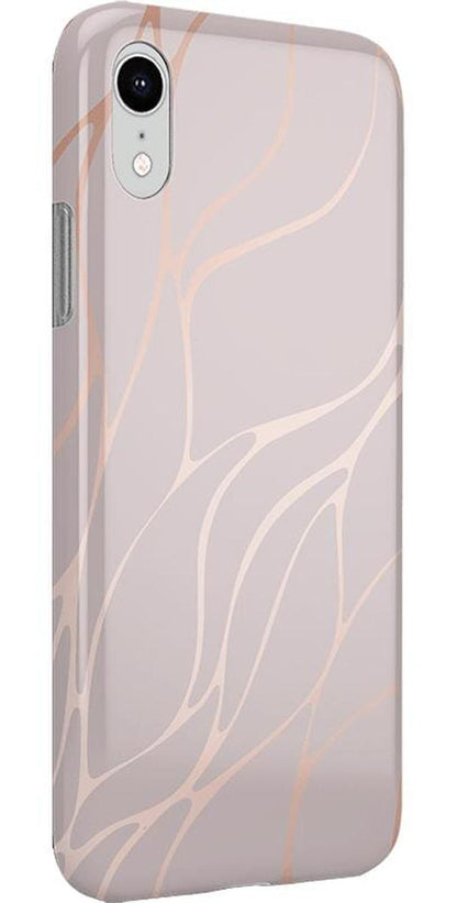 Midnight Ride | Pink and Gold Metallic Waves Case iPhone Case get.casely