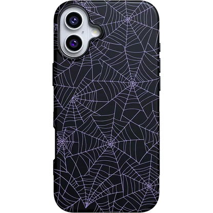 Midnight Web | Spider Web Case Phone Case Casetry Bold + MagSafe® iPhone 16 Plus