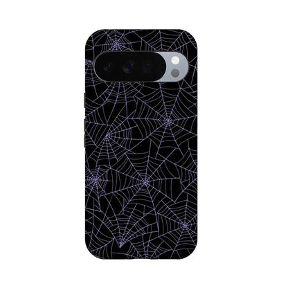 Midnight Web | Spider Web Case Phone Case Casetry Essential + MagSafe® Google Pixel 10 Pro XL