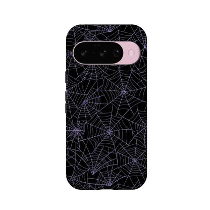 Midnight Web | Spider Web Case Phone Case Casetry Essential + MagSafe® Google Pixel 10