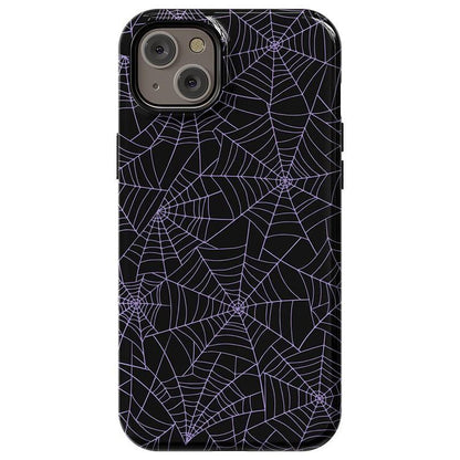 Midnight Web | Spider Web Case Phone Case Casetry Essential + MagSafe® iPhone 14 Plus
