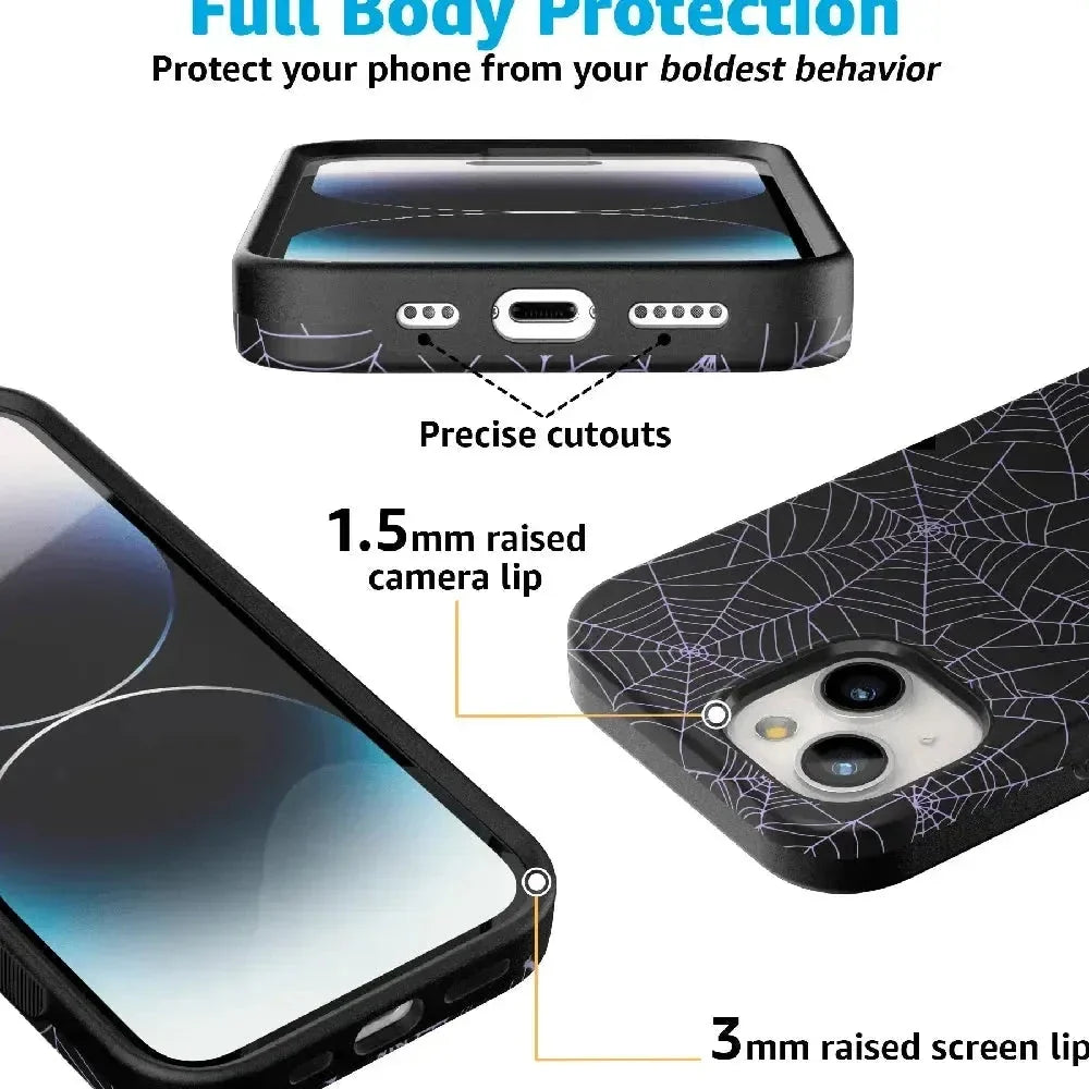 Midnight Web | Spider Web Case Phone Case Casetry