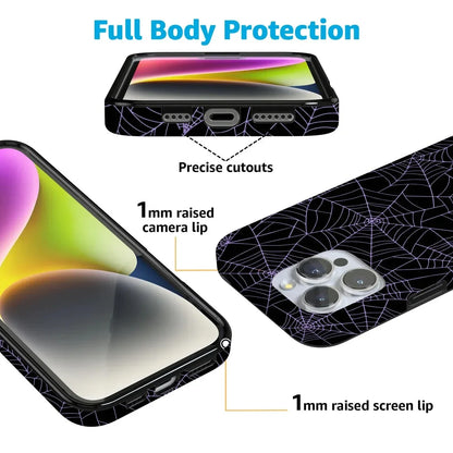 Midnight Web | Spider Web Case Phone Case Casetry