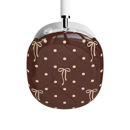 Teddy Bows | Brown Polka Dot AirPods Max Case