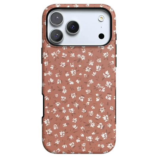 Mocha Meadow | Tiny Flowers Case iPhone Case get.casely Bold Flex + MagSafe® iPhone 17 Pro Max
