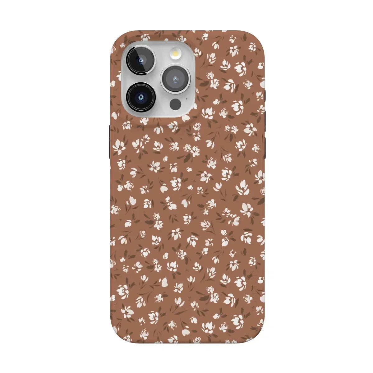 Mocha Meadow | Tiny Flowers Case iPhone Case get.casely Classic + MagSafe® iPhone 15 Pro Max