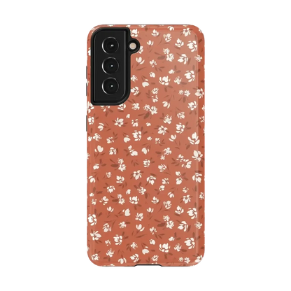 Mocha Meadow | Tiny Flowers Case iPhone Case get.casely Essential Galaxy S21 Plus