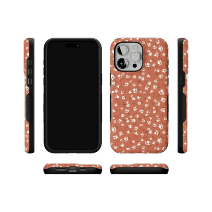 Mocha Meadow | Tiny Flowers Case iPhone Case get.casely