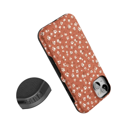 Mocha Meadow | Tiny Flowers Case iPhone Case get.casely