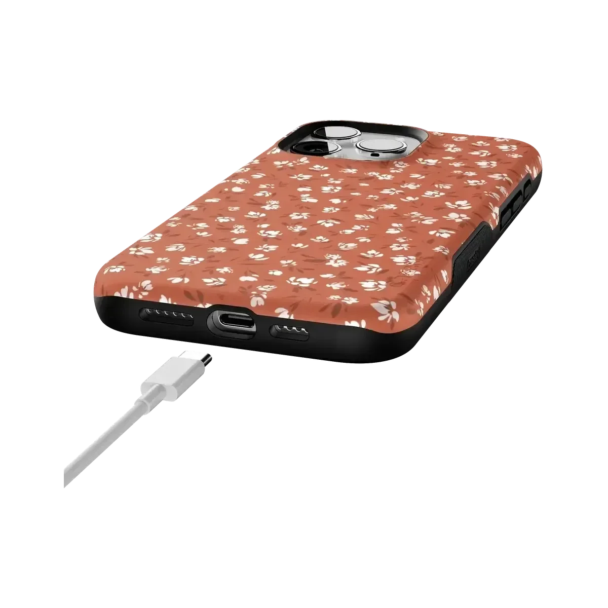 Mocha Meadow | Tiny Flowers Case iPhone Case get.casely