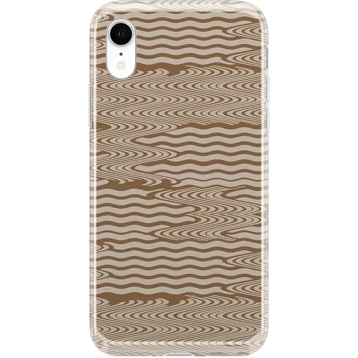 Mocha Ripple | Brown Waves Case iPhone Case get.casely Classic iPhone XR