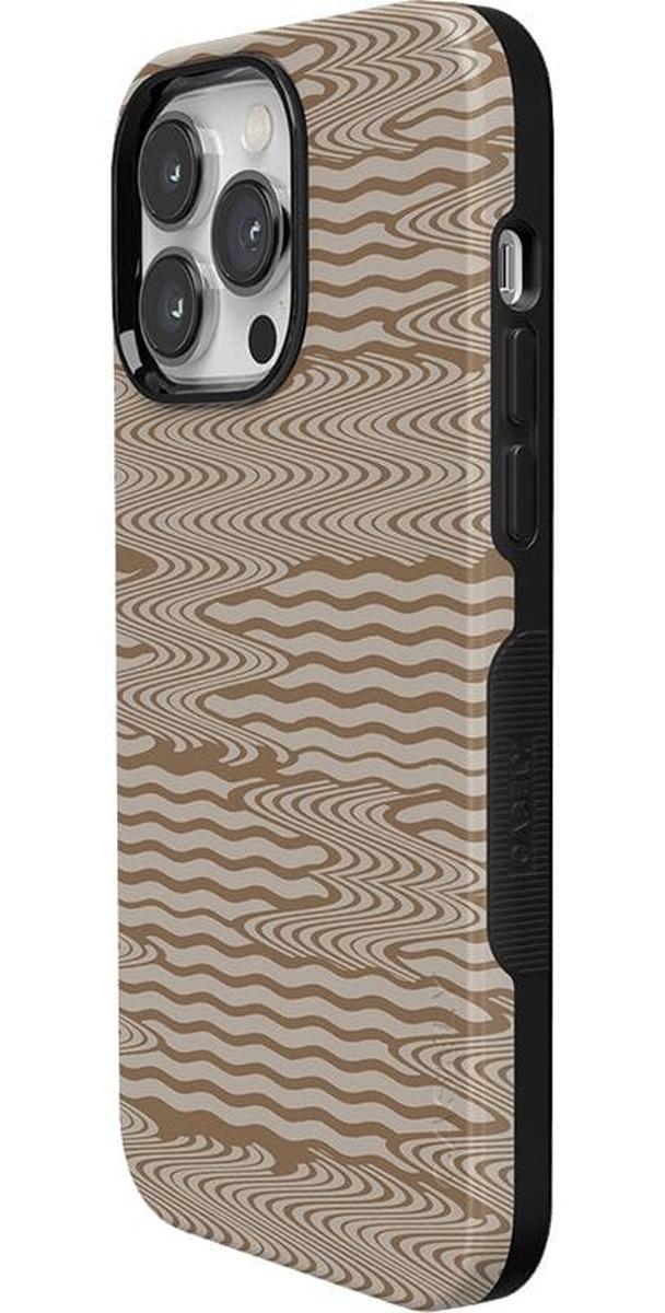 Mocha Ripple | Brown Waves Case iPhone Case get.casely