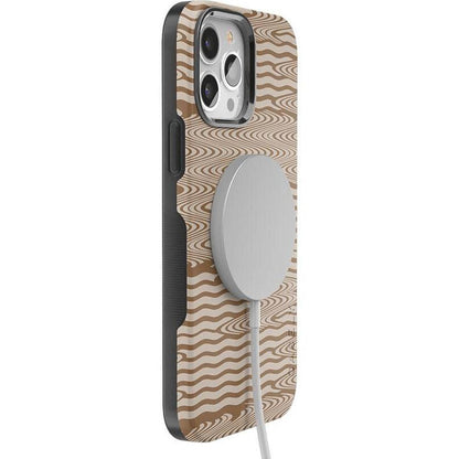 Mocha Ripple | Brown Waves Case iPhone Case get.casely