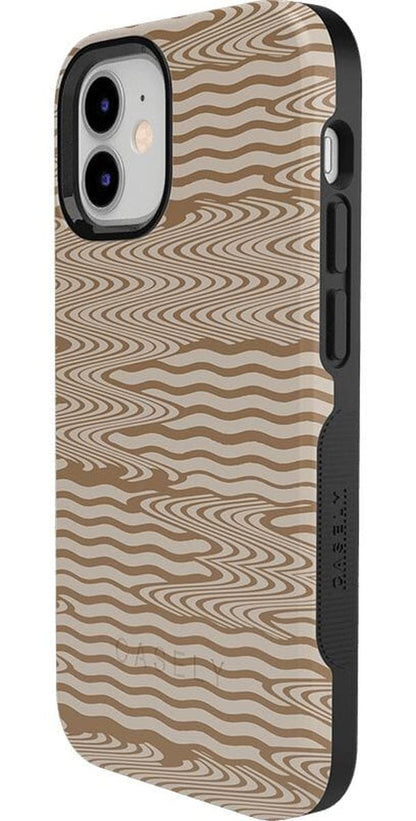 Mocha Ripple | Brown Waves Case iPhone Case get.casely