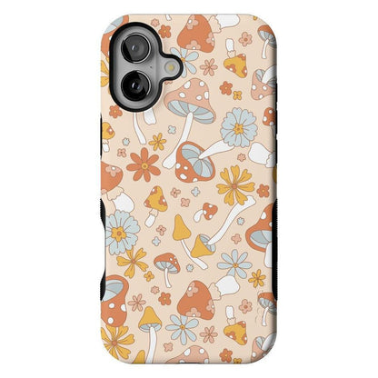Mushroom Magic | Retro Floral Case iPhone Case get.casely Bold + MagSafe® iPhone 16 Plus