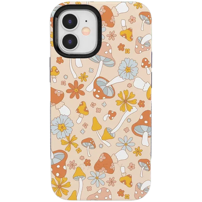 Mushroom Magic | Retro Floral Case iPhone Case get.casely Bold + MagSafe® iPhone 12