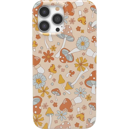Mushroom Magic | Retro Floral Case iPhone Case get.casely Classic + MagSafe® iPhone 13 Pro Max