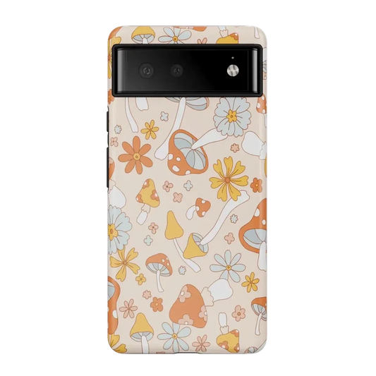 Mushroom Magic | Retro Floral Google Pixel Case Google Pixel Case Casetry Essential Google Pixel 6
