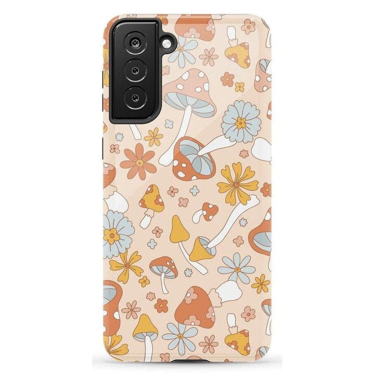Mushroom Magic | Retro Floral Samsung Case Samsung Case Casetry Galaxy S21 Plus