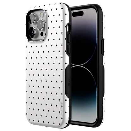 On the Dot | Black Polka Dot Case