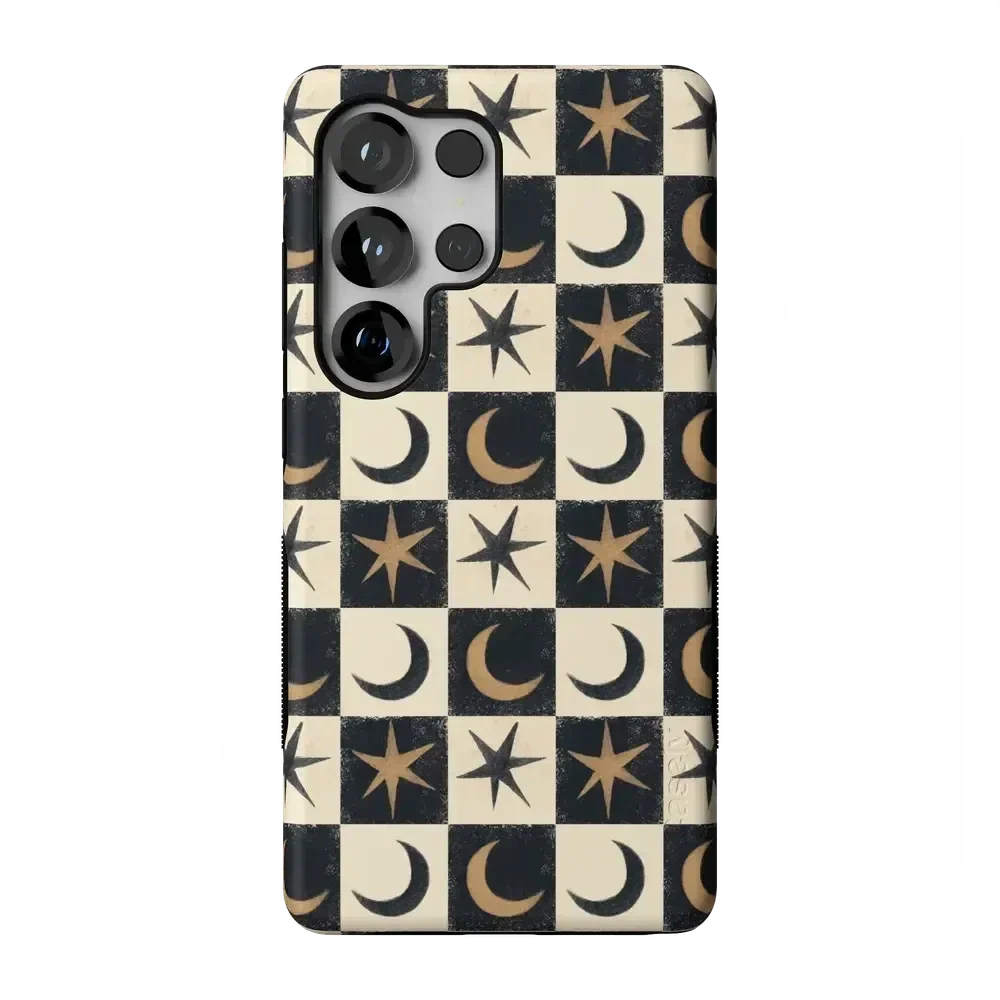 Mystic Moonstar | Black Celestial Case Phone Case get.casely Bold Flex + MagSafe® Galaxy S26 Ultra