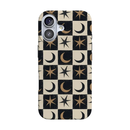 Mystic Moonstar | Black Celestial Case Phone Case get.casely Classic + MagSafe® iPhone 17