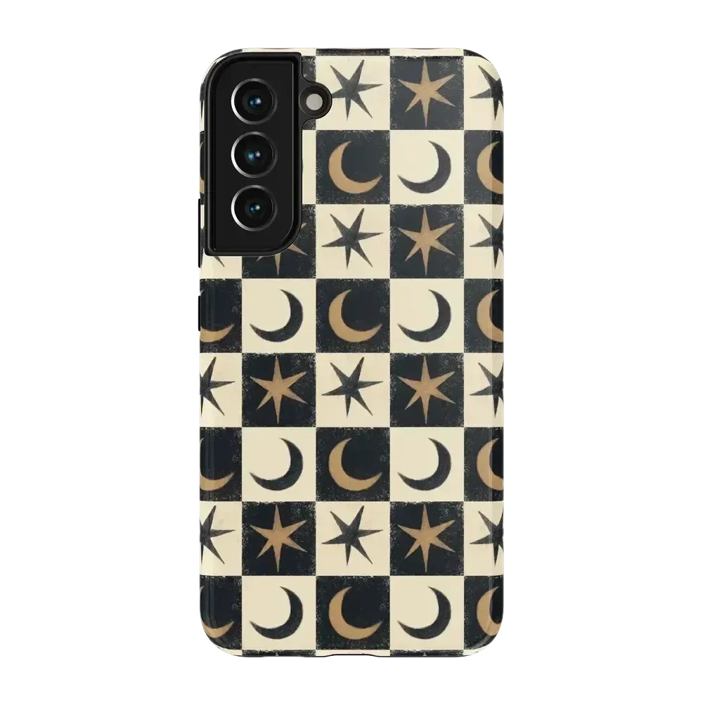 Mystic Moonstar | Black Celestial Case Phone Case get.casely Essential Galaxy S22 Plus