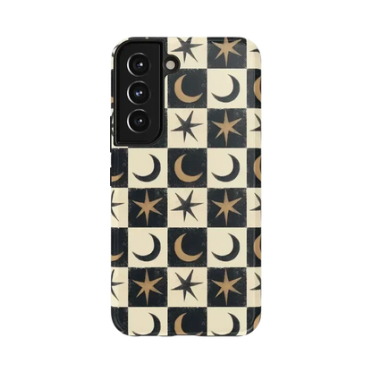 Mystic Moonstar | Black Celestial Case Phone Case get.casely Essential Galaxy S22
