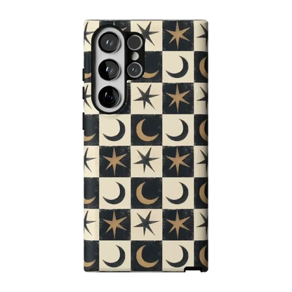 Mystic Moonstar | Black Celestial Case Phone Case get.casely Essential Galaxy S23 Ultra
