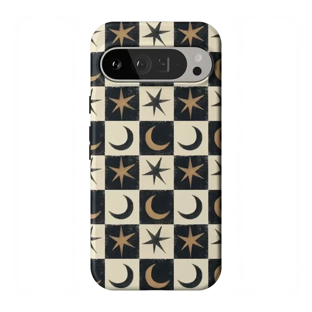 Mystic Moonstar | Black Celestial Case Phone Case get.casely Essential Google Pixel 9 Pro XL