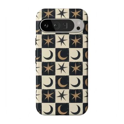 Mystic Moonstar | Black Celestial Case Phone Case get.casely Essential Google Pixel 9 Pro XL