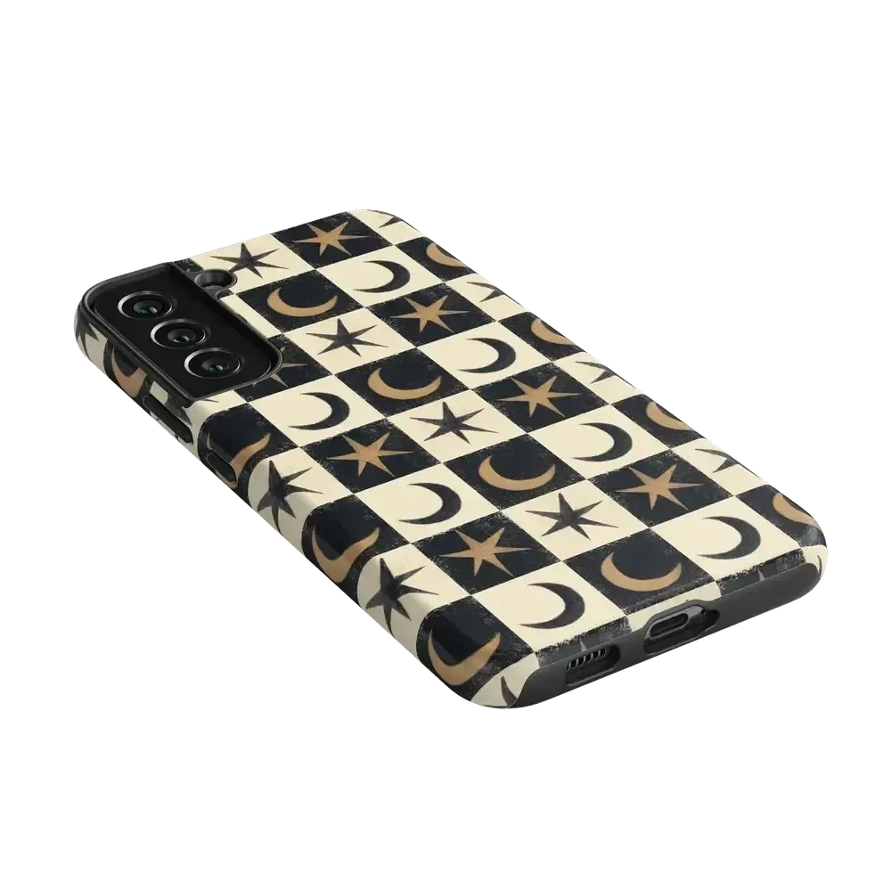 Mystic Moonstar | Black Celestial Case Phone Case get.casely