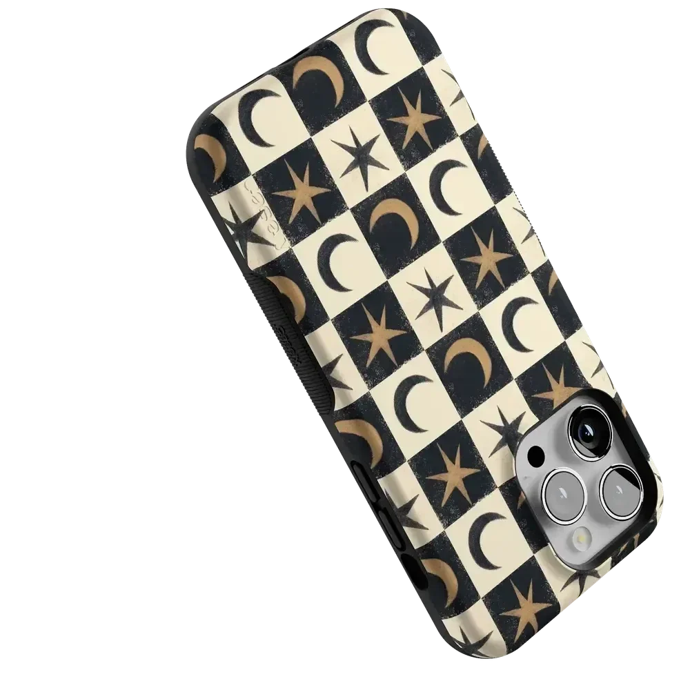 Mystic Moonstar | Black Celestial Case Phone Case get.casely