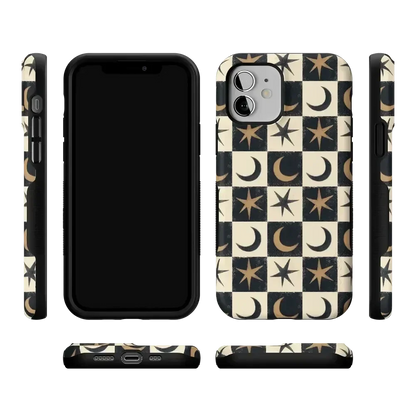 Mystic Moonstar | Black Celestial Case Phone Case get.casely