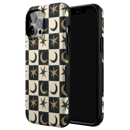 Mystic Moonstar | Black Celestial Case Phone Case get.casely