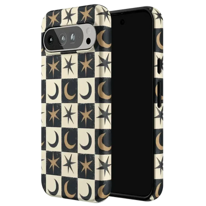 Mystic Moonstar | Black Celestial Case Phone Case get.casely