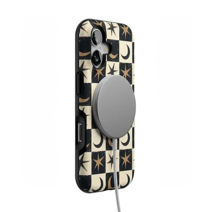 Mystic Moonstar | Black Celestial Case Phone Case get.casely