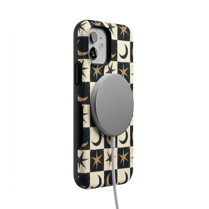 Mystic Moonstar | Black Celestial Case Phone Case get.casely