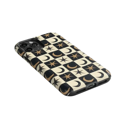 Mystic Moonstar | Black Celestial Case Phone Case get.casely