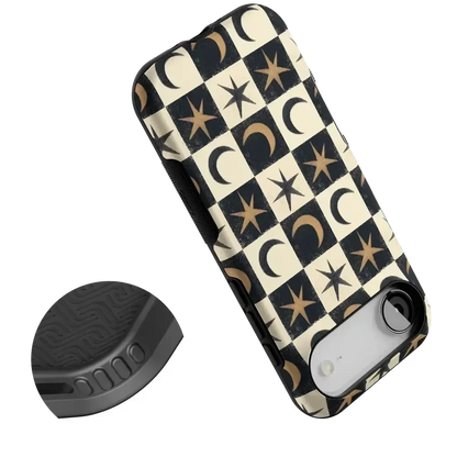 Mystic Moonstar | Black Celestial Case Phone Case get.casely