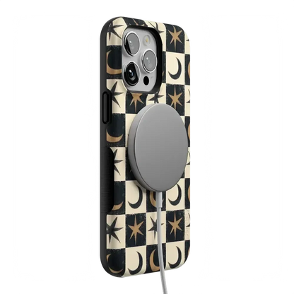 Mystic Moonstar | Black Celestial Case Phone Case get.casely