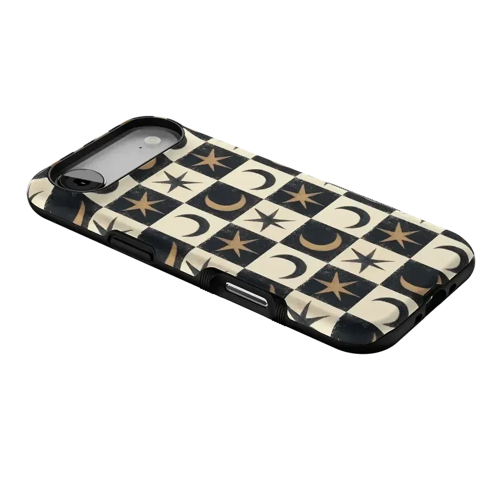 Mystic Moonstar | Black Celestial Case Phone Case get.casely
