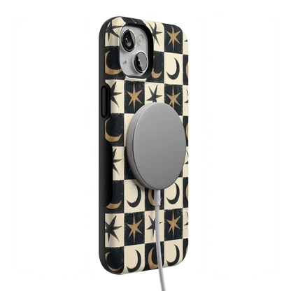 Mystic Moonstar | Black Celestial Case Phone Case get.casely