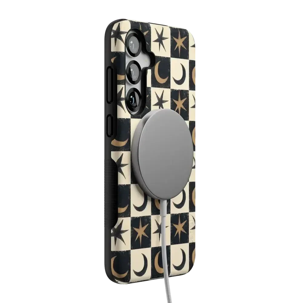 Mystic Moonstar | Black Celestial Case Phone Case get.casely
